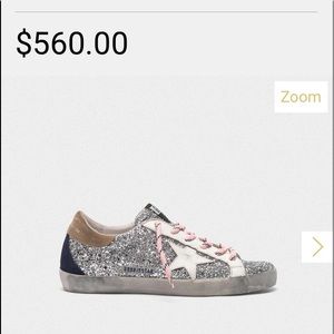Authentic Golden Goose Superstar Glitter sneakers